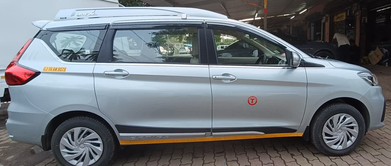 Large Luggage Space for Airport Transfers - Ertiga Boot Capacity